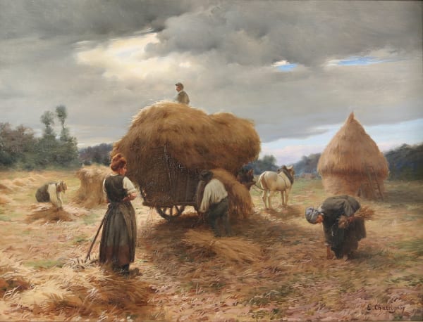 Ernest CHATEIGNON, La rentreé des blés