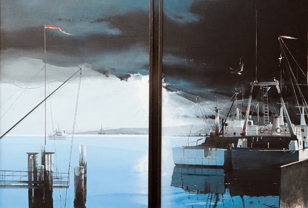Gigino FALCONI, Strana Luce sul Porto (diptych), 2006