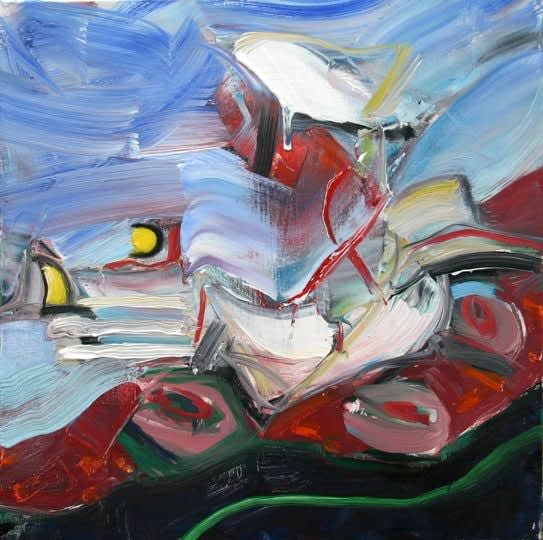 Robert JESSUP, White Car at Dusk