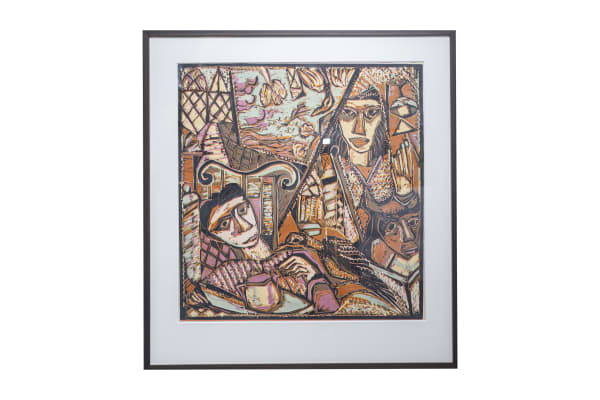 Rini Dhumal Untitled, 1992 Linocut