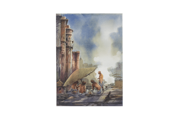 Sudip Roy Conversations, 2023 Watercolour