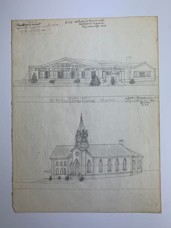 Jacques De Du-GLASS, Cathedral BLVD Non-Congregational Church Lynxbourgh, Indiana, c. 1992