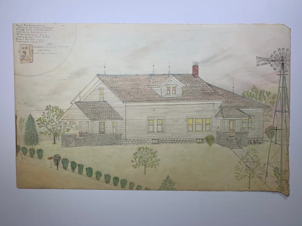 Jacques De Du-GLASS, Scott Millwood Millwood Telephone Exchange, Lynxbourgh, Indiana, c. 1992