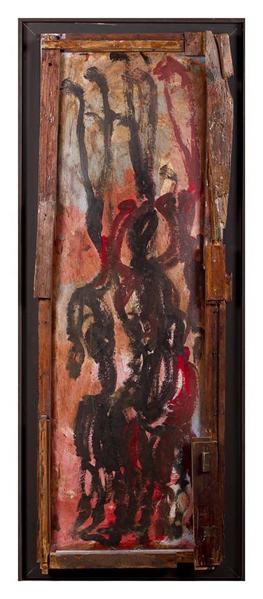 Purvis Young, Untitled (three men)