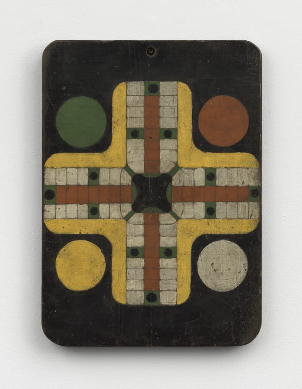 Game Boards, Parcheesi Variation Game Board, c. 1920-30