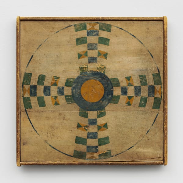 Game Boards, Parcheesi Variation Game Board, Late 19th century