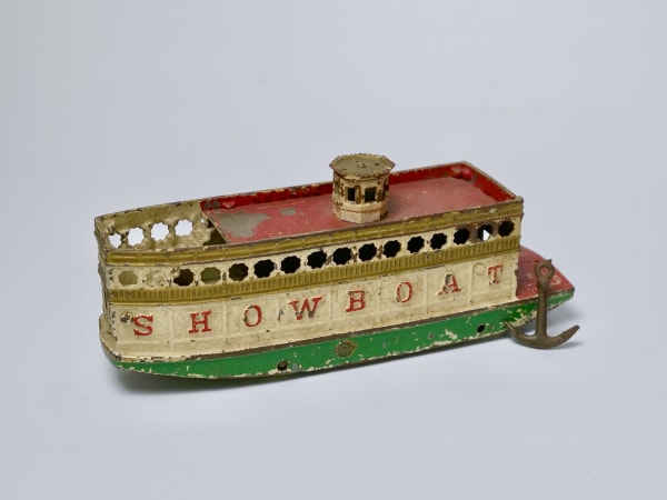 TOYS, BOAT PULL TOY WITH ANCHOR