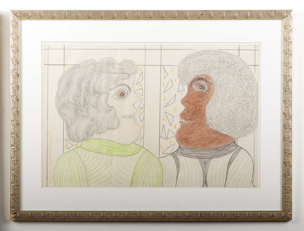 Inez Nathaniel Walker, Double Portrait, 1977