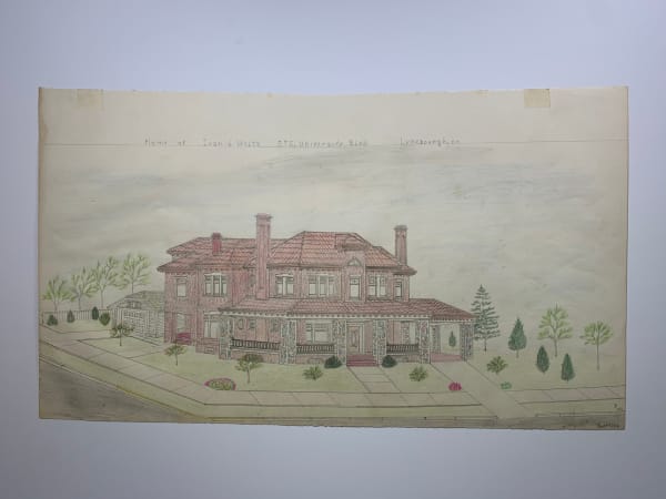 Jacques De Du-GLASS, Home of Ivan J. Welty Lynxbourgh, Indiana, c. 1992