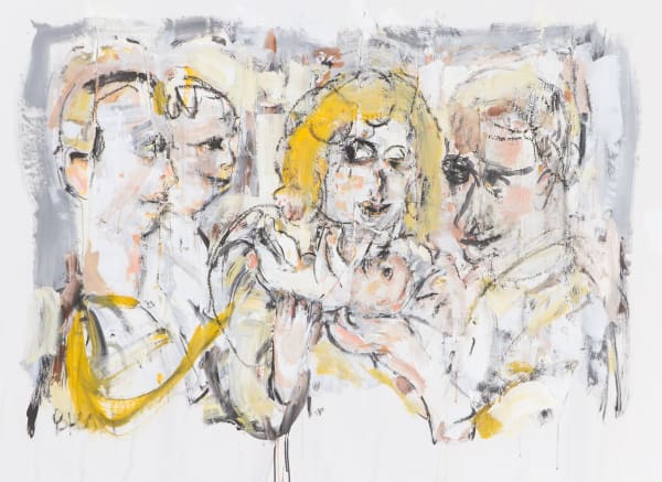 Jim Bloom, Untitled (Four Figures with Baby)