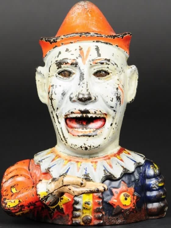 BANKS, Humpty Dumpty Mechanical Bank, 1882