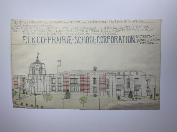 Jacques De Du-GLASS, Elkco Prairie School CorporationLynxbourgh, Indiana, c. 1992