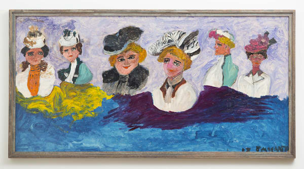 Justin McCarthy - Six Ladies with Fancy Hats, 1968