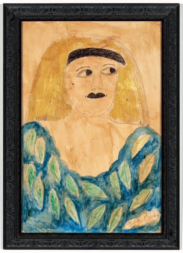 Lee Godie, Untitled (Portrait of a Lady)