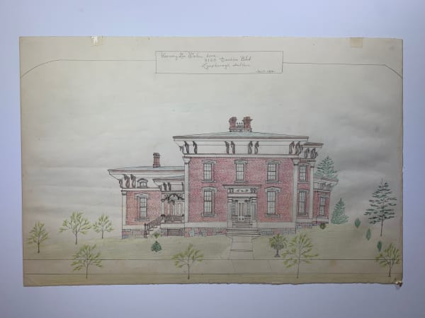 Jacques De Du-GLASS, Harvey Lee Gohen Home Lynxbourgh, Indiana, c. 1992