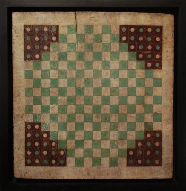 Game Boards, Halma Game Board , Late 19th-early 20th century