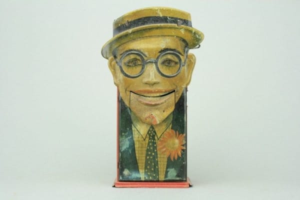 BANKS, HAROLD LLOYD MECHANICAL BANK, c. 1920