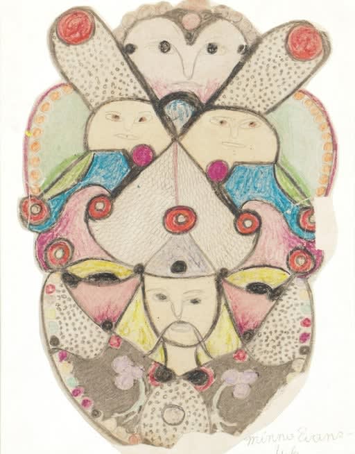 Minnie Evans, Untitled , 1946