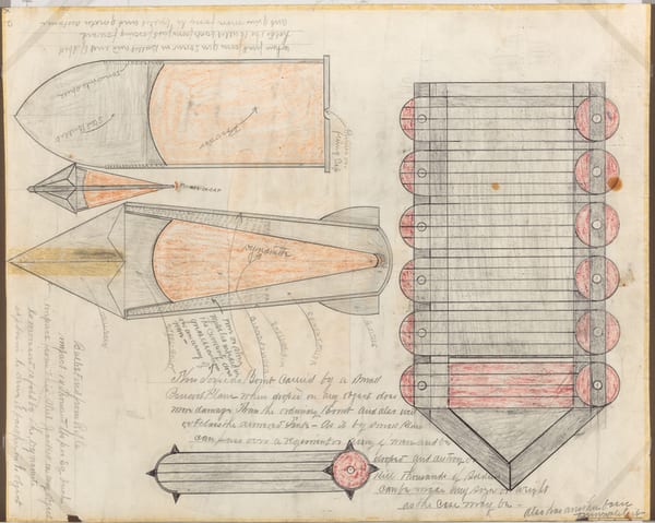 John Sowell, Untitled (2 sided drawing)