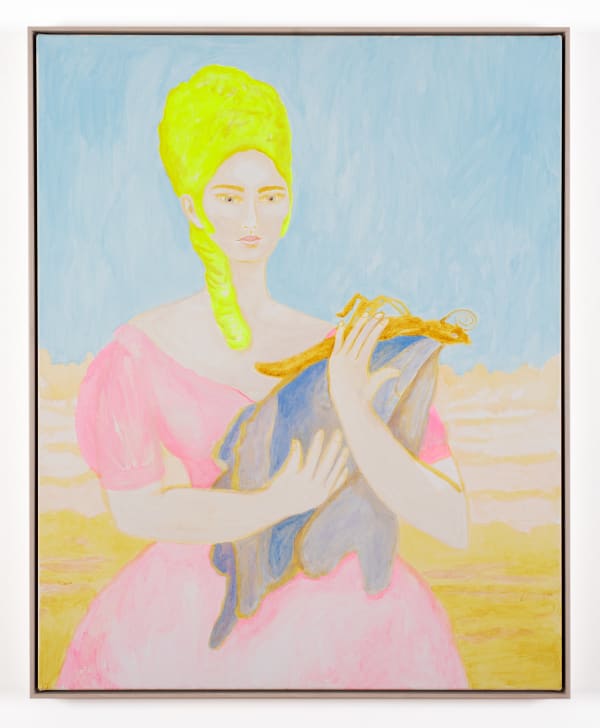 Joan Ross I tried to save you, 2025 acrylic on canvas, framed 100 x 80 cm