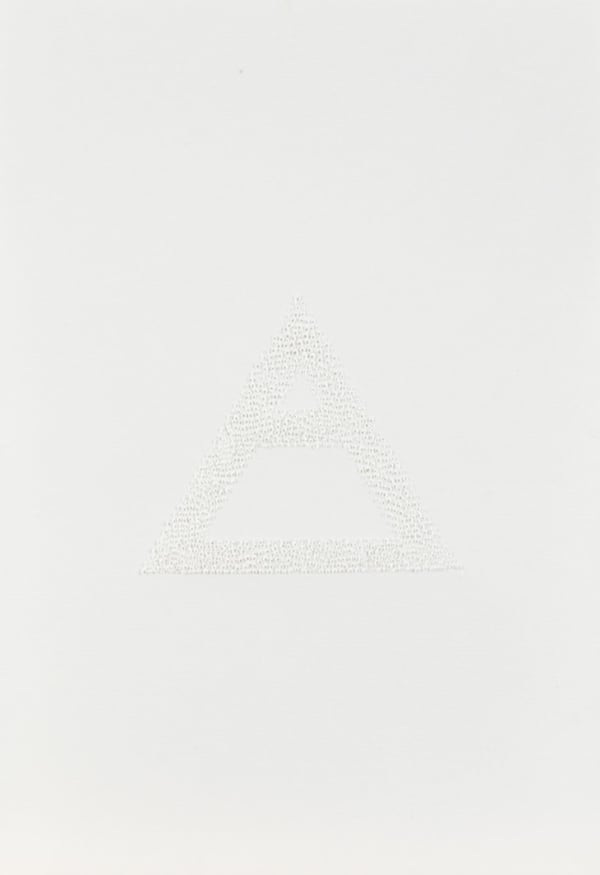 Jennifer Herd Wind, 2014 pinhole drawings on paper, unframed 29.7 cm x 21 cm