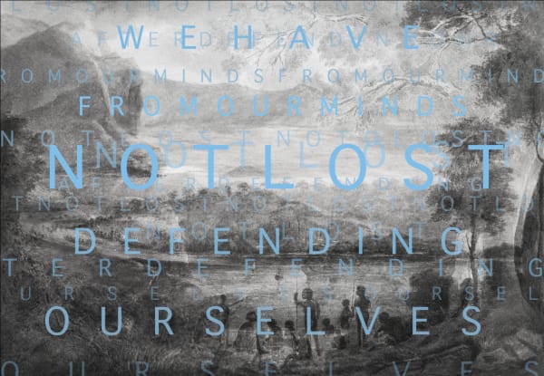 Brigita Ozolins and Greg Lehman Not Lost, 2021 digital print on Canson Rag Photographic 310 70 x 100 cm (paper size) Edition of 3 plus 1 artist's proof