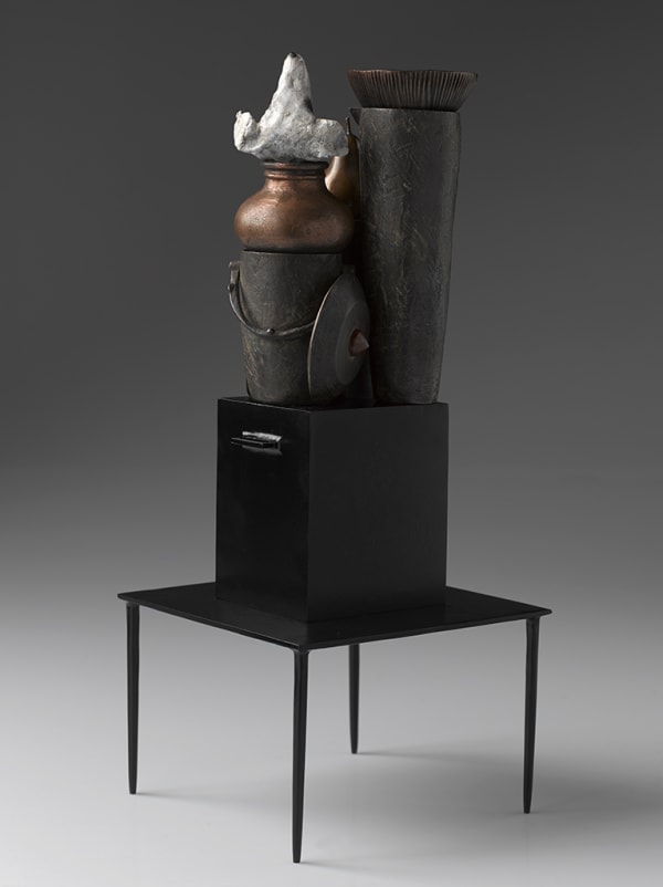 Curtis Hore Floyd Coen & Misty, 2015 bronze, steel & silver 44 x 18 x 18 cm