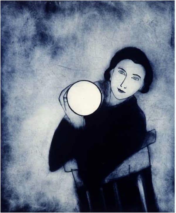 Barbie Kjar Mirar, 2000 Drypoint etching on paper, unframed 90 x 80cm Edition of 25