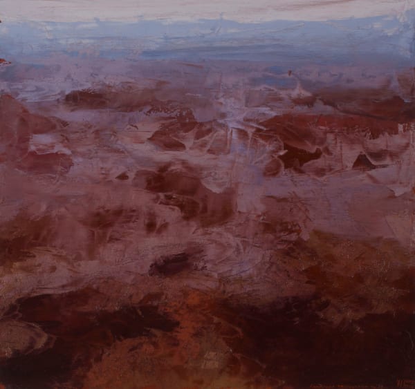 Philip Wolfhagen Landscape reinvention No.26, 2014 oil on board 46 x 49cm