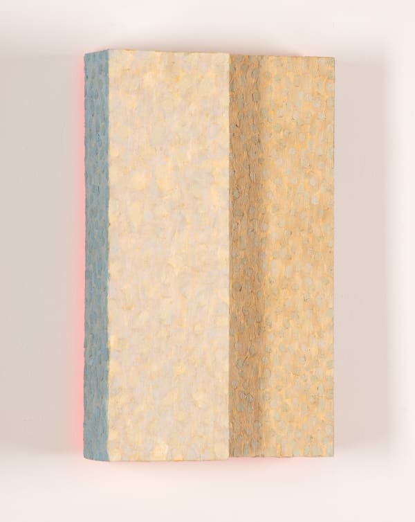 Tim Burns A musical silence, 2022 oil on wood 44 x 28 x 10cm