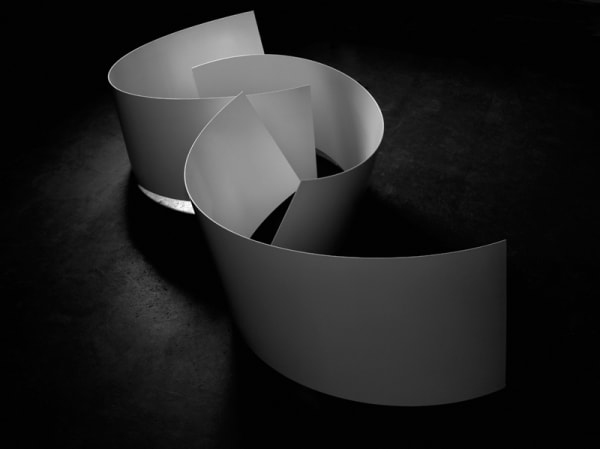 Belinda Winkler Contrapposto #1, 2011 steel & polyurethane 3 objects: 85 x 350 x 150 cm (approximate installation size)