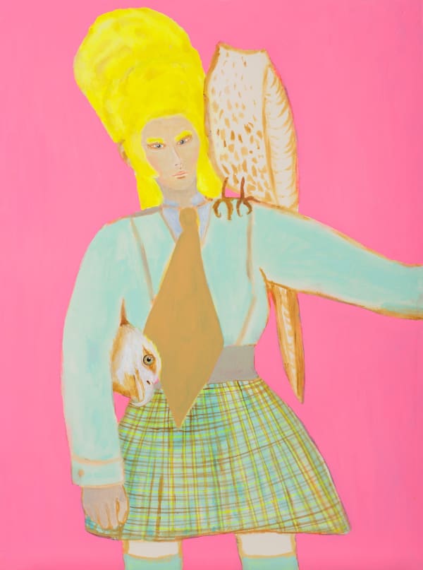 Joan Ross I hoped he could still find his way home?, 2025 acrylic on watercolour paper 76 x 56 cm (paper size)