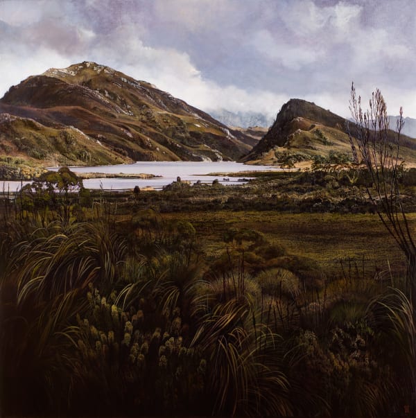 Stephanie Tabram Rising Water, 2021 acrylic on linen 97 x 97 cm