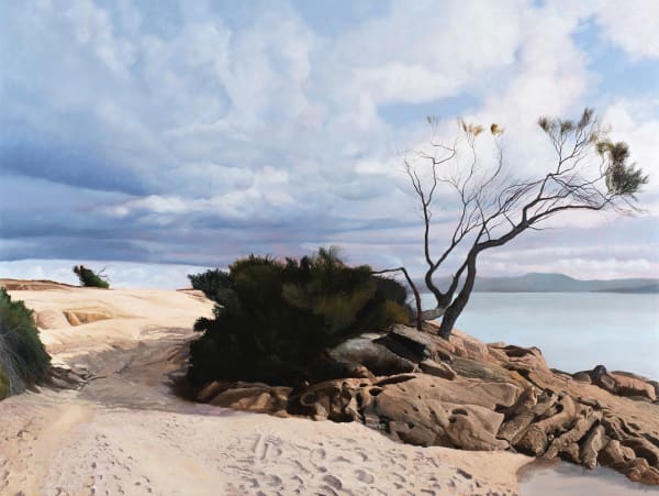 David Keeling A Bigger Headland, 2020 oil on linen 138 x 183 cm (stretcher size)