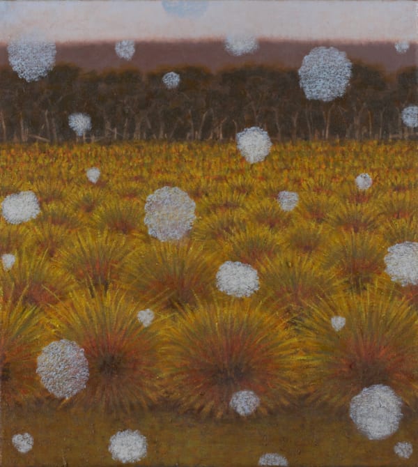 Richard Wastell High Country Snow, 2014 oil & pumice on linen 51 x 46cm (stretcher size)