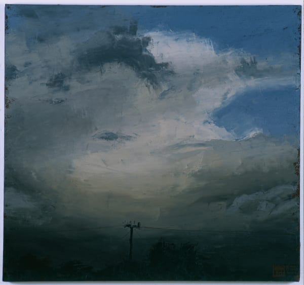 Philip Wolfhagen System VI, 2007 oil and beeswax on linen 96h x 103w cm