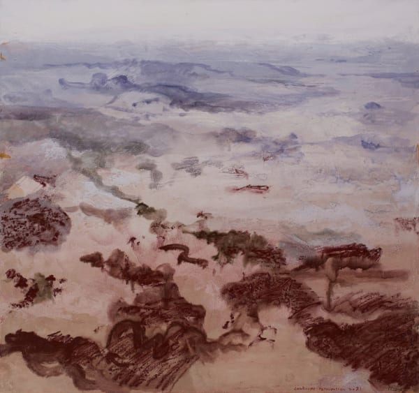 Philip Wolfhagen Landscape reinvention No.21, 2014 oil on board 46 x 49cm