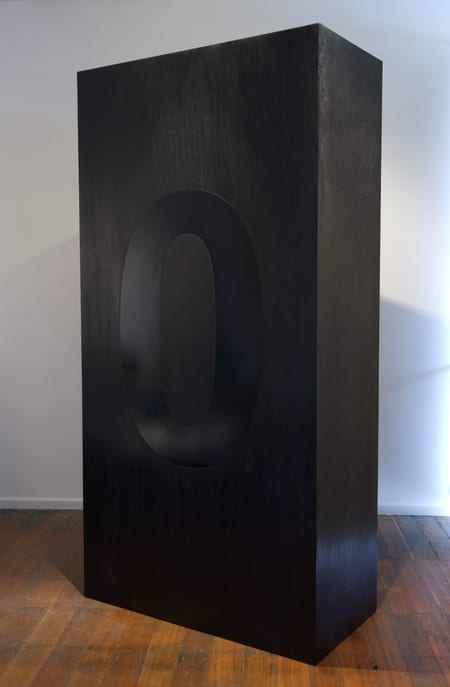 Brigita Ozolins Tree, 2016 stained and varnished marine ply, sound track and speaker 240 x 120 x 60 cm Sound: Paul Roberts Price on Application