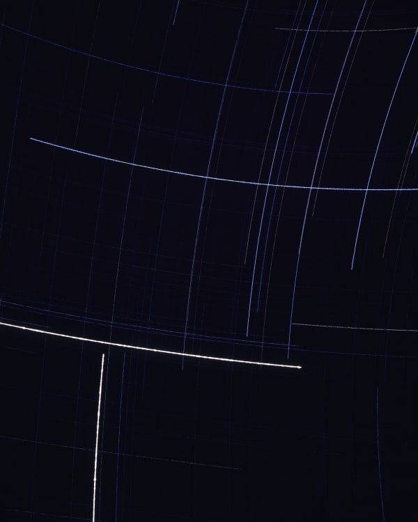 David Stephenson Star Drawing, 2009-07-25, NS-EW, 2009 archival pigment ink print, unframed Image: 63.5 x 51cm Sheet: 76.2 x 61cm Edition of 5