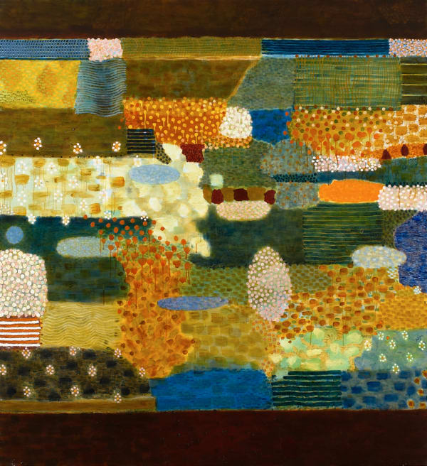 Tim Burns Relax your mind, lay back and float down stream, 2014 oil on linen 183 x 168cm