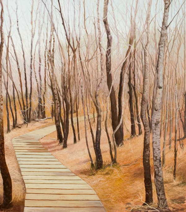 David Keeling Bush Track, 2012 oil on linen, framed 86h x 76w cm (stretcher size)