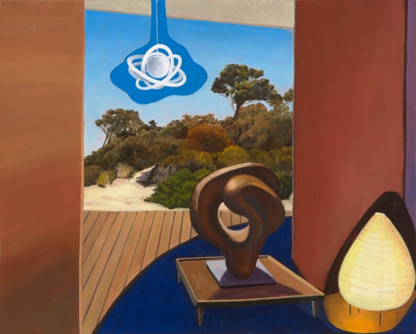 David Keeling Room for Everything, 2014 oil on board, framed 24 x 30cm