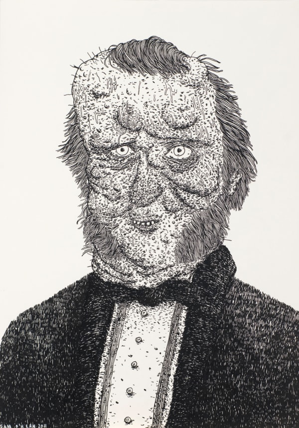 Tom O'Hern Flesh lover 7, 2015 ink on paper 85 x 56cm