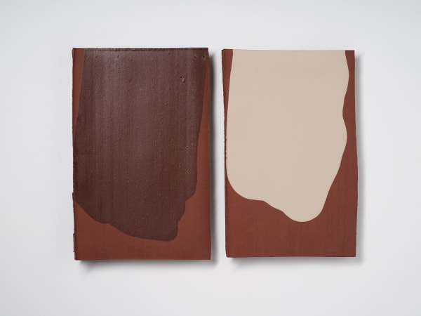 Kelly Austin Untitled 3, 2025 ceramic, collected earthen materials 50 x 37 x 2.5 cm