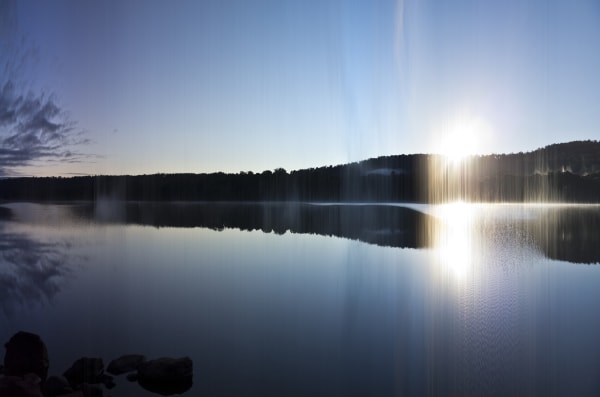 David Stephenson Dawn, Bronte Lagoon, Tasmania, 2014-08-26, 2014 archival pigment ink print, unframed Image: 64.3 x 96.5cm Sheet: 81.3 x 111.8cm Edition of 5