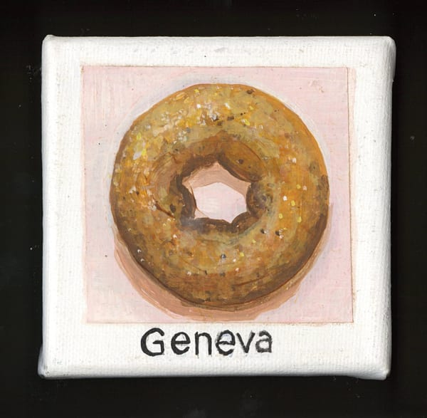Robert O’Connor Iconotropy 31, 2020 oil on canvas 10 x 10cm