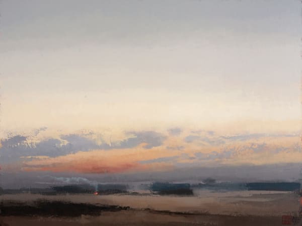 Philip Wolfhagen Evening Calm , 2025 oil and beeswax on linen 96 x 128 cm