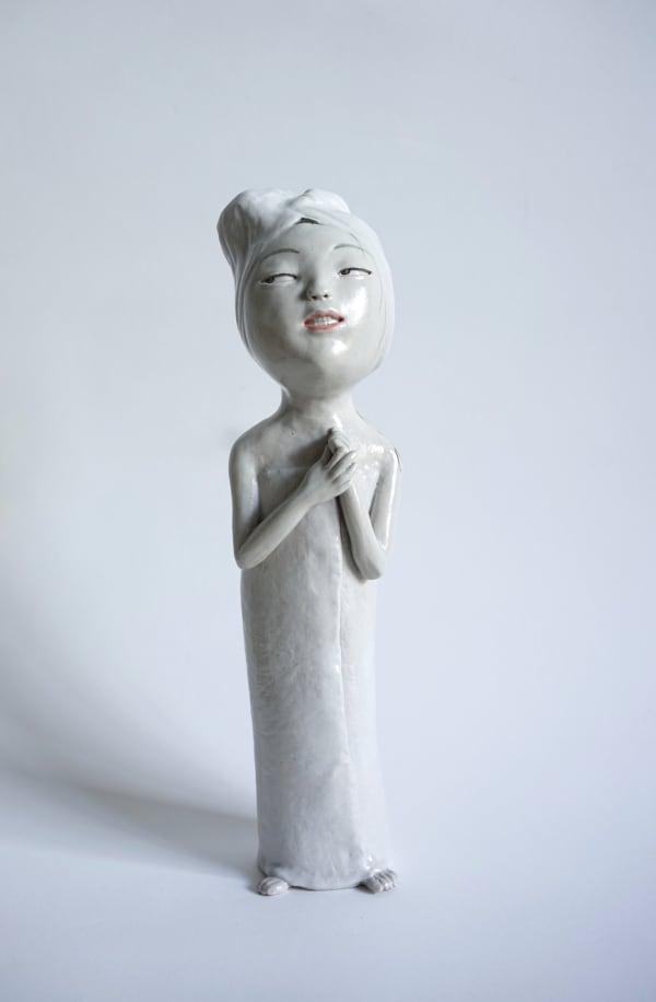 Dai Li After Bath, 2021 glazed stoneware 34 x 12 x 9 cm