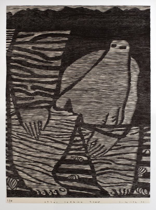 Michael Schlitz, Atlas seeking home, 2023