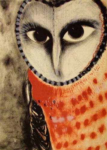 Barbie Kjar Akun Eagle, 2006 lithograph on paper, unframed 76 x 56